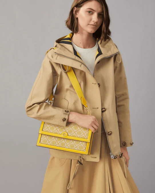 Tory Burch T Monogram Jacquard Shoulder Bag
