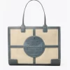 Tory Burch Ella Canvas Quadrant Tote Bag