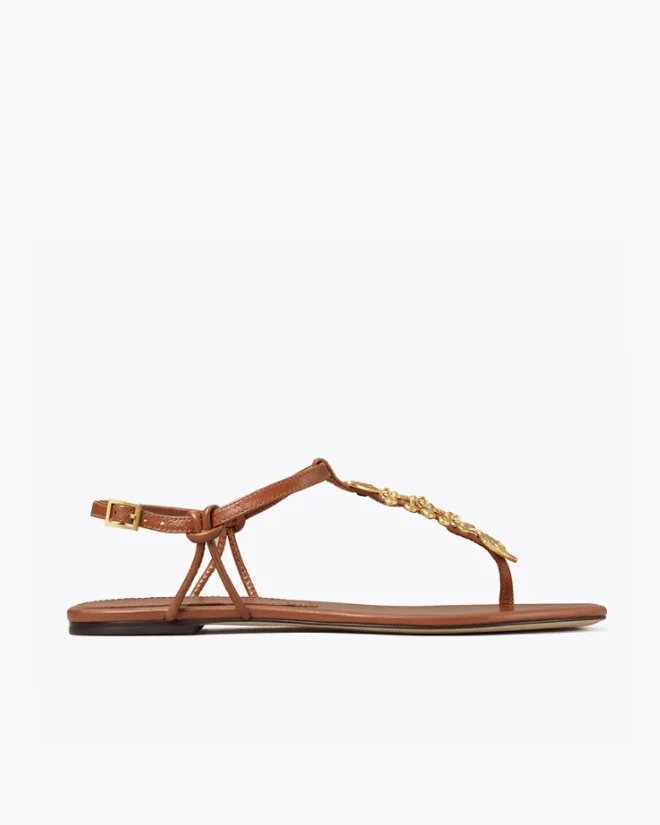 Tory Burch Capri Fish Sandal, Light Pecan
