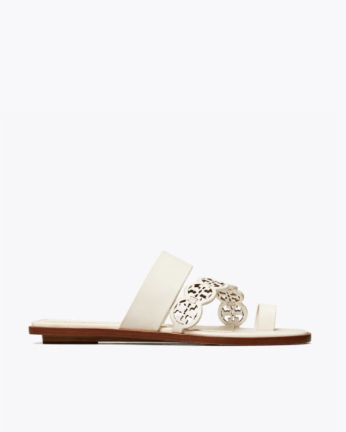 Tory Burch Tiny Miller Toe-Ring Slide, Leather