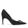 Sergio Rossi Sr1 Crystal-Embellished Suede Pumps