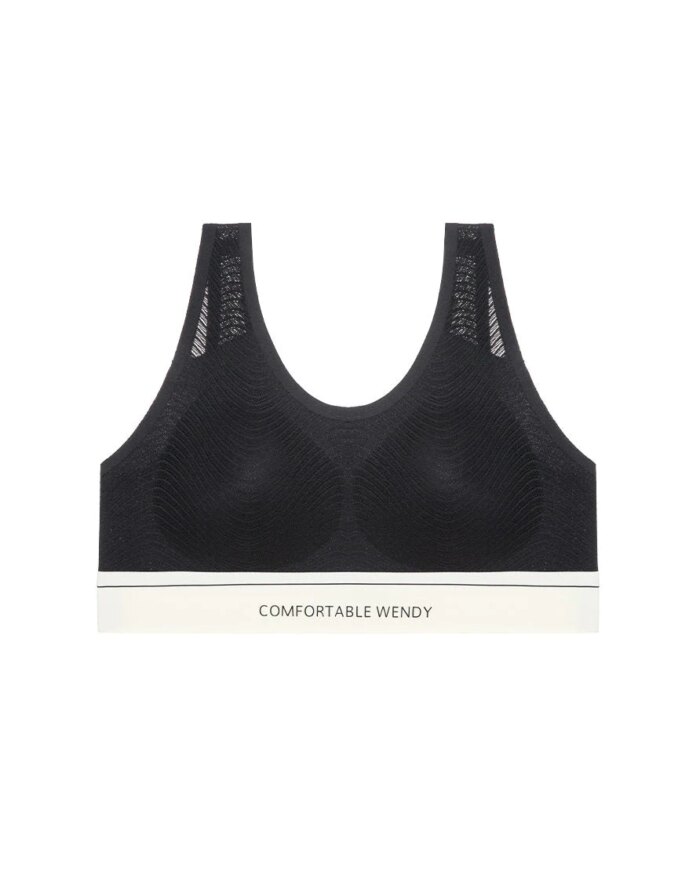 AIMER CHUANG Mingdong 2 Series U-Neck Unsupported Hidden Hole Cup Vest Bra