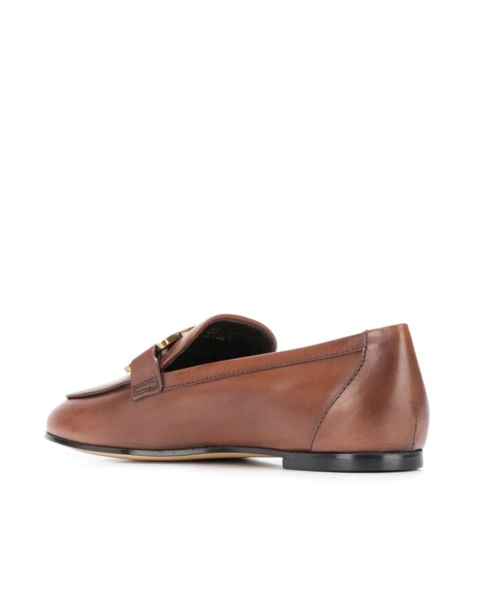 Tod's Almond-Toe Leather Loafers