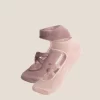 Oysho 2 Pairs Of Cotton Yoga And Pilates Socks, Mavue