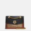 Coach Parker With Rivets And Snakeskin Detail