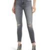 Mother The Stunner Ripped Skinny Jeans