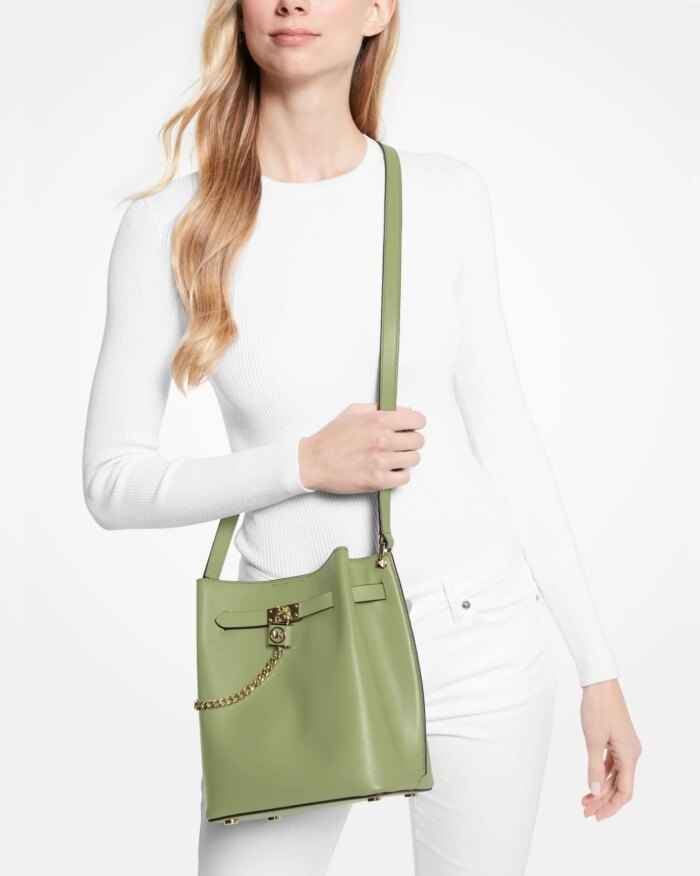 Michael Kors Hamilton Legacy Medium Leather Messenger Bag