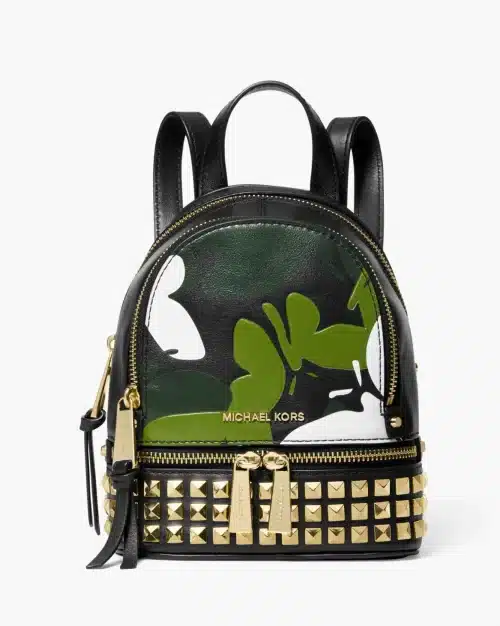 MICHAEL MICHAEL KORS Rhea Mini Butterfly Camo Leather Backpack
