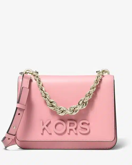 MICHAEL MICHAEL KORS Mott Large Embellished Leather Crossbody Bag