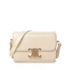 Celine Medium Triomphe Bag In Natural Shiny Calfskin