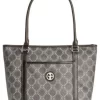 Giani Bernini Handbag Check Signature Tote BrownKhaki - Fashionbarn shop