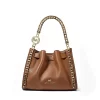 Michael Kors Small Mina Leather Chain Crossbody