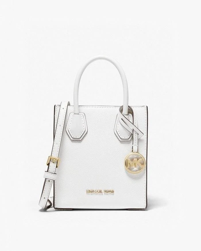 Michael Kors Mercer Extra-Small Pebbled Leather Crossbody Bag