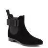 Joie Reagan Water-Resistant Velvet Almond Toe Booties