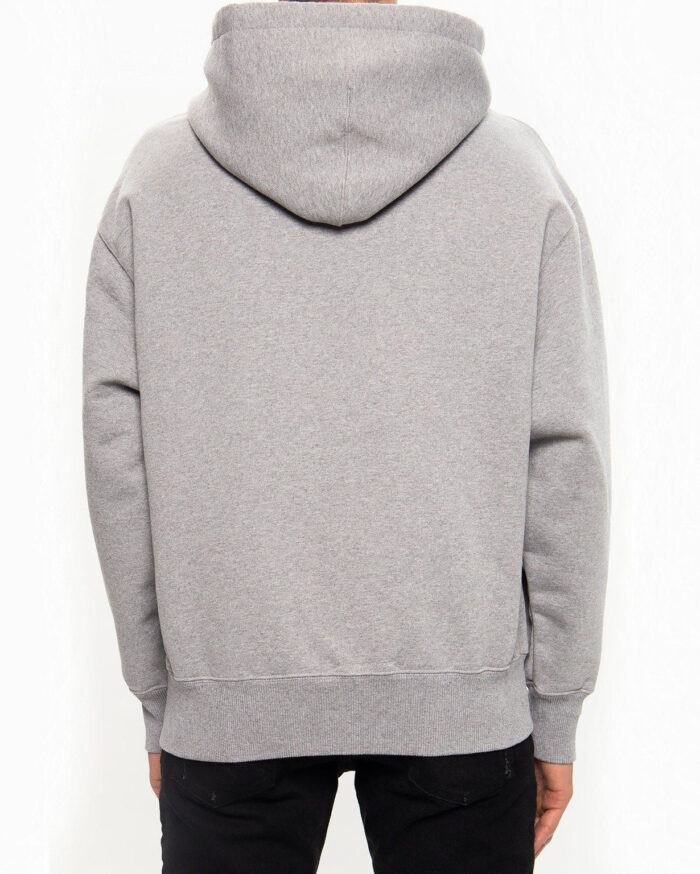 AMI Men's Grey De Coeur Hoodie