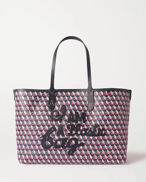 Anya Hindmarch Recycled Canvas Tote Bag, Blue