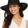 Nine West Sheer Floppy Hat Black