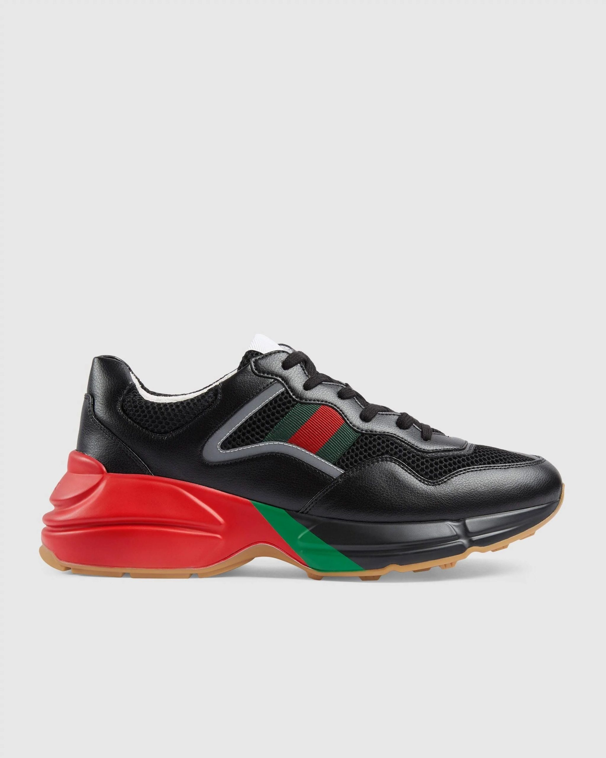 Gucci Black Rhyton Sneaker
