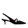 Stuart Weitzman Suede Slingback Pumps