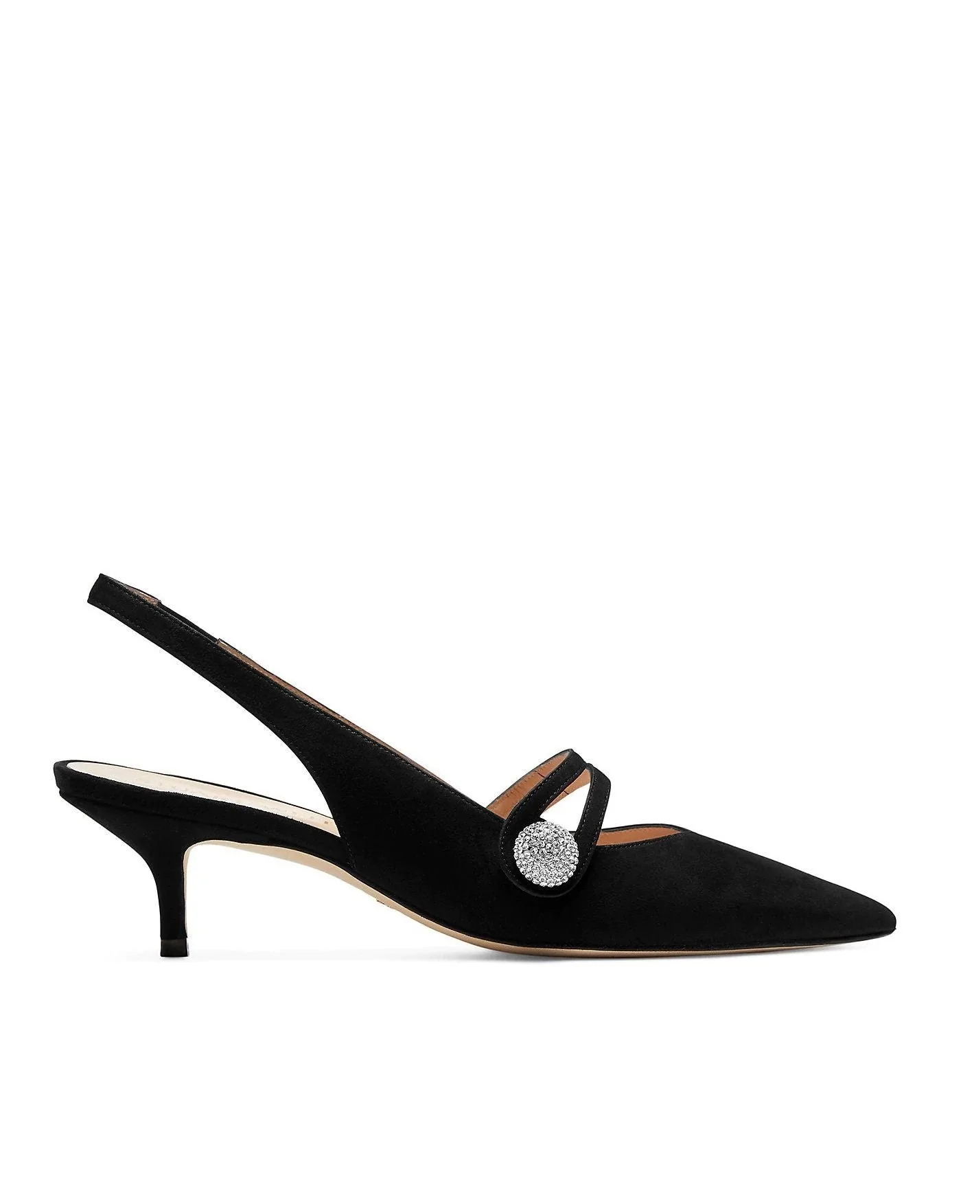 Stuart Weitzman Suede Slingback Pumps