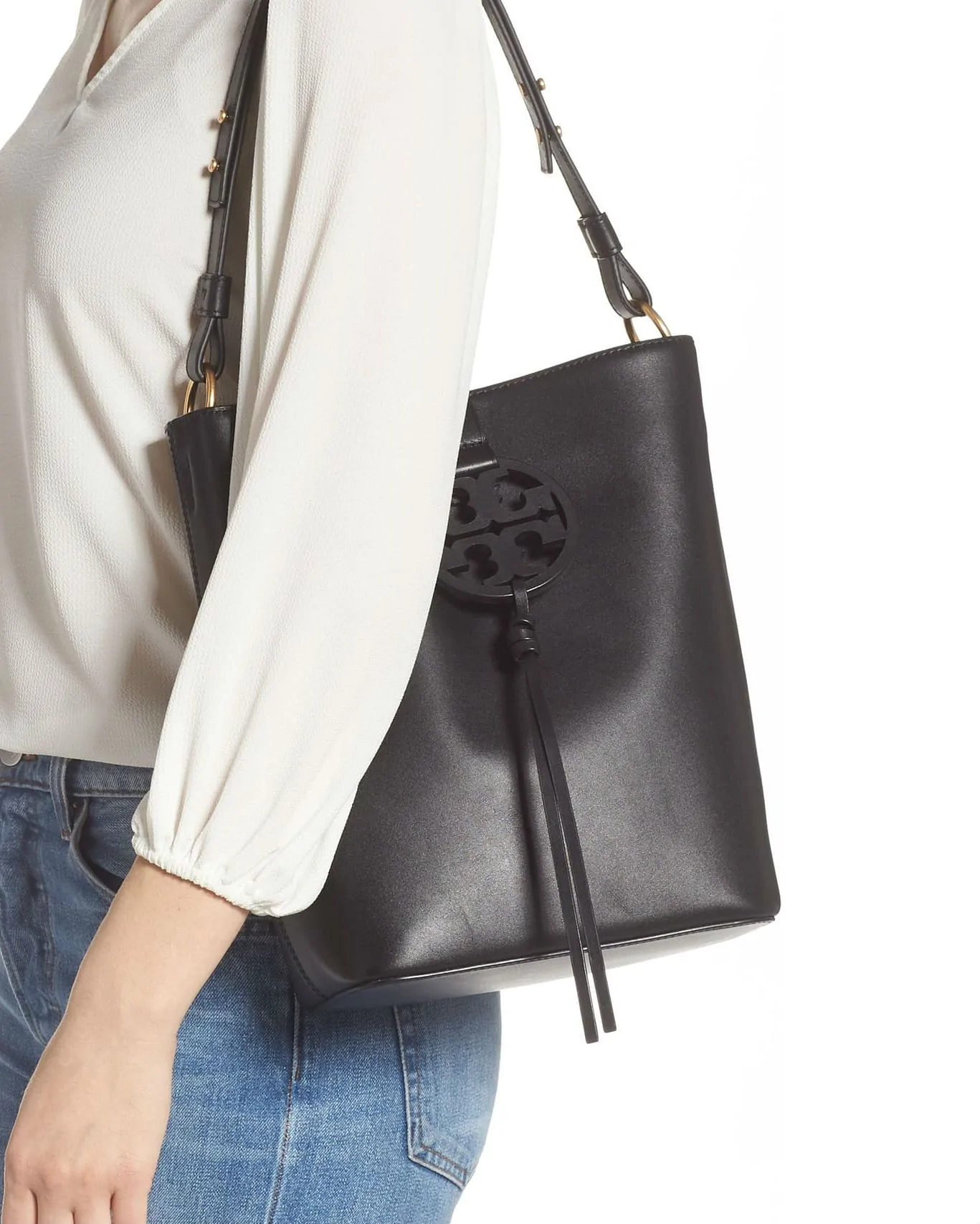 Tory Burch Miller Leather Hobo