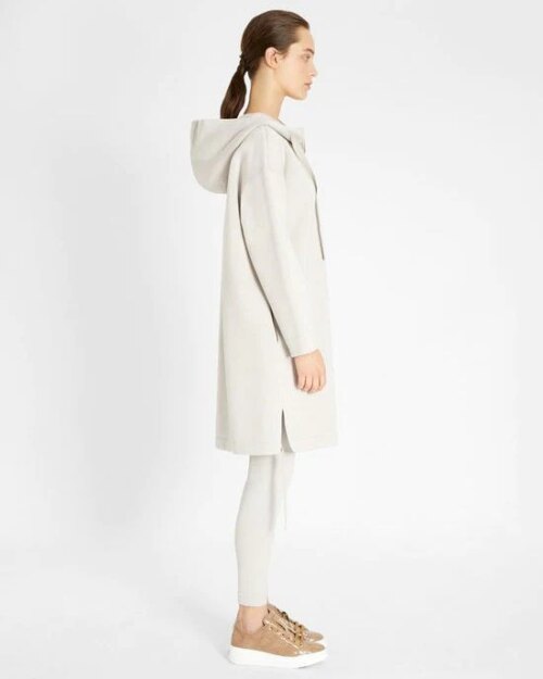 'S Max Mara Light Gray Adesso Zip-Up Hoodie
