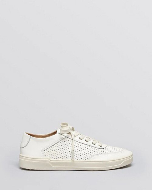 VIA SPIGA Flat Lace Up Sneakers - Gitana Perforated-VIA SPIGA-Fashionbarn shop