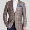 Hart Schaffner Marx Platinum Label Plaid Sport Coat