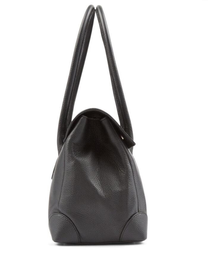 Roberto Cavalli Foldover Leather Shoulder Bag