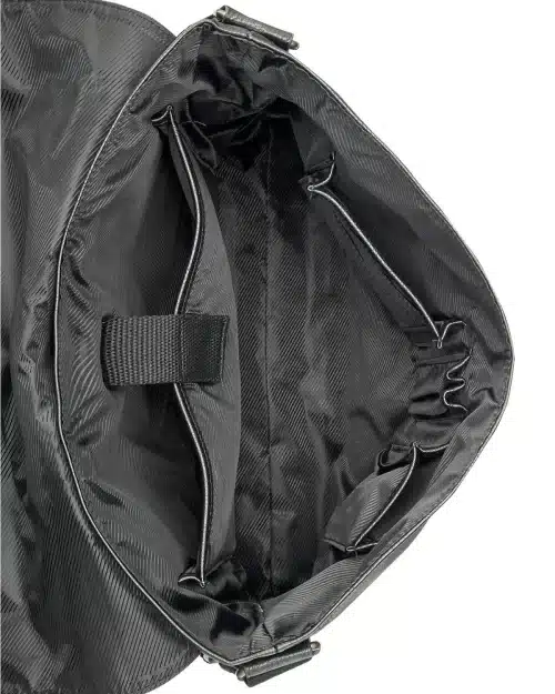 Men's Pebbled Messenger Bag