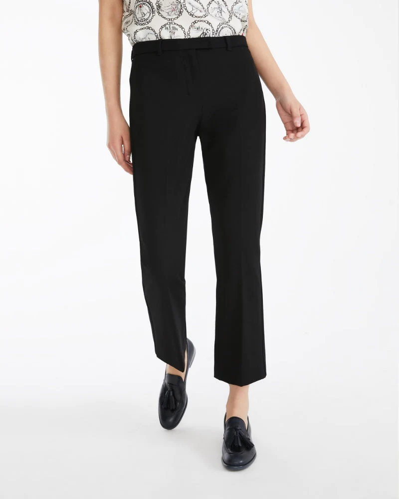 'S Max Mara Stretch Cotton-Blend Trousers