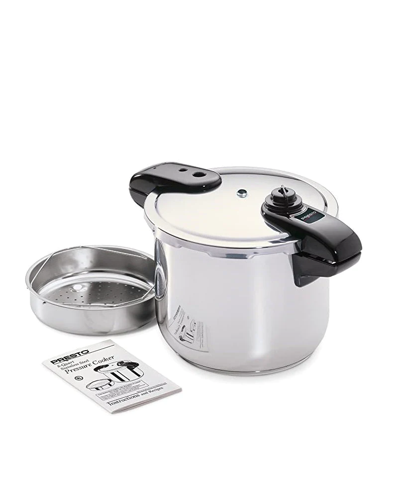 Presto 01370 8-Quart Stainless Steel Pressure Cooker