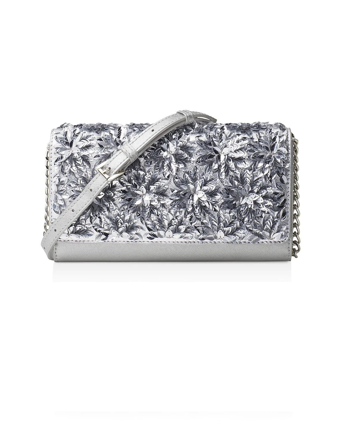 MICHAEL Michael Kors Floral Burst Wallet On a Chain
