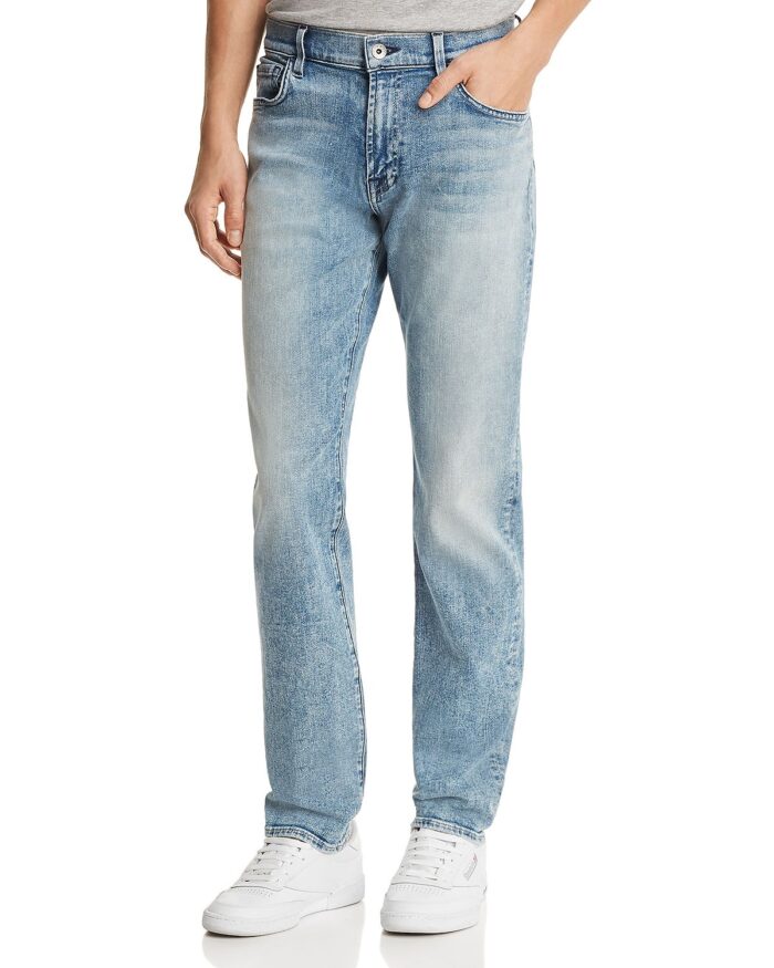 7 For All Mankind Adrien Luxe Sport Slim Fit Jeans in Authentic Sonar