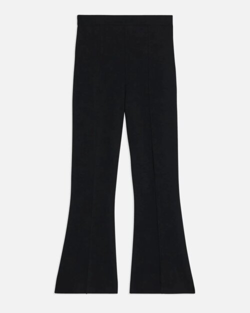Theory Flare Pant in Empire Wool, Black