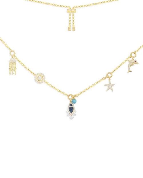 Apm Monaco Elements Of The Sea Adjustable Necklace