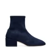 Stuart Weitzman The Allie Velvet Bootie, Blue
