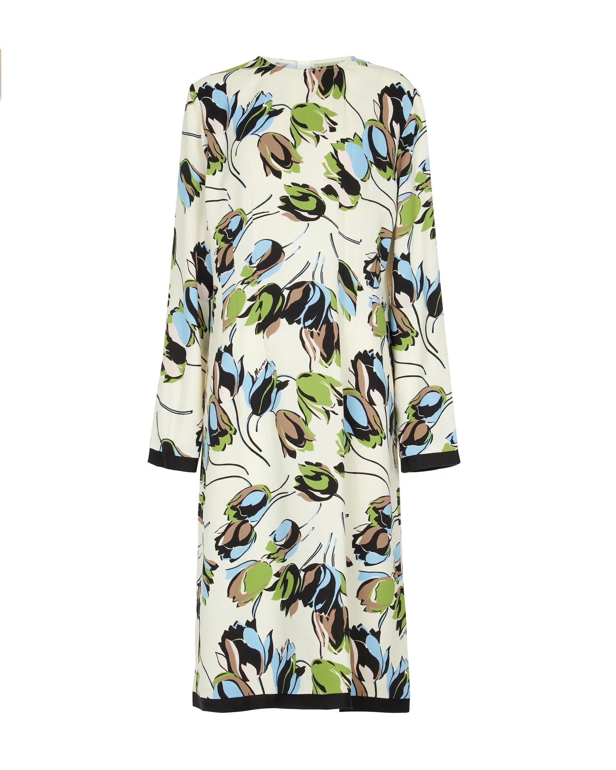 Marni Floral-Printed Midi Dress