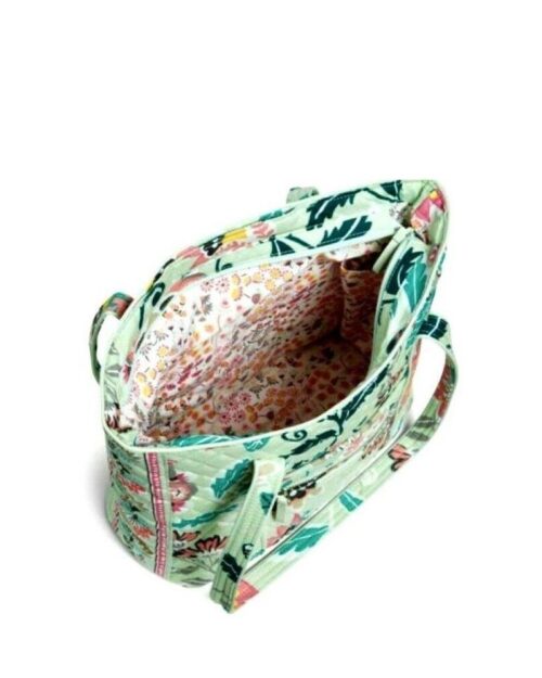 Vera Bradley Iconic Glenna Satchel in Mini Flowers