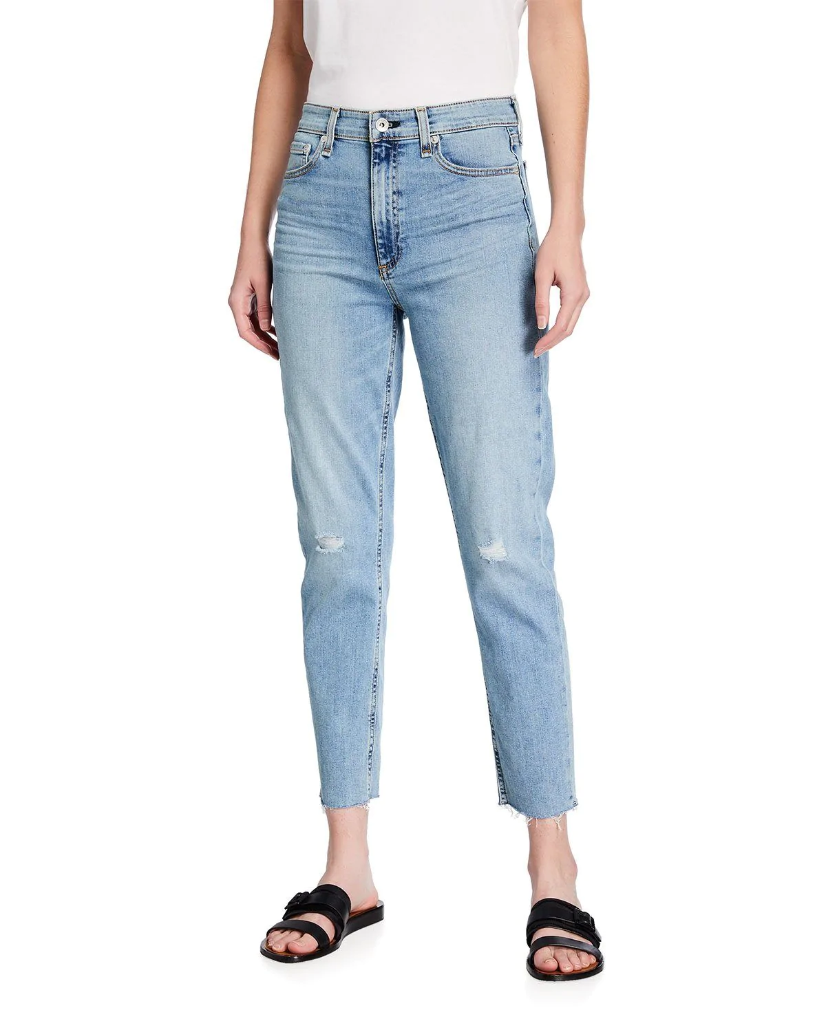 Rag & Bone Nina High-Rise Cigarette Ankle Jeans