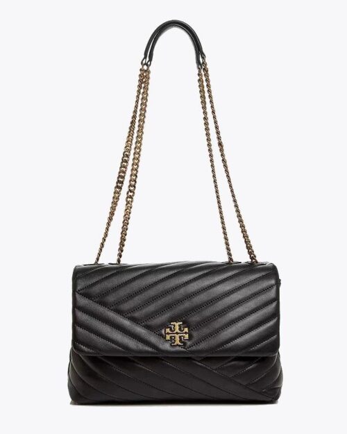 Tory Burch Kira Chevron Convertible Shoulder Bag, Black