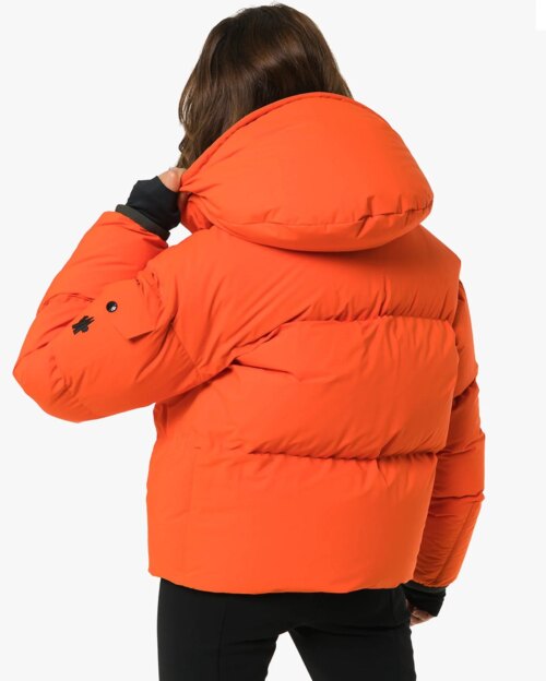 Moncler Grenoble Airy Down Puffer Jacket In Orange