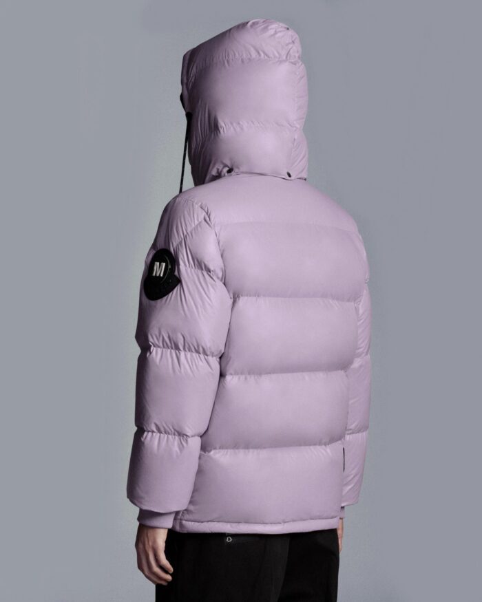 Moncler X FRGMT Anthemyx Quilted Shell Hooded Down Jacket, Light Lilac
