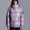 Moncler X FRGMT Anthemyx Quilted Shell Hooded Down Jacket, Light Lilac