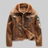 Ame Rag Military Bomber Tactical Leather Jackets