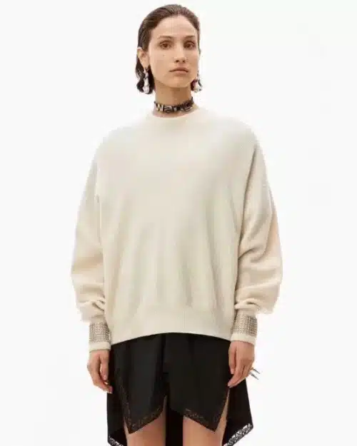 Alexander Wang Crystal Embellished Sweater