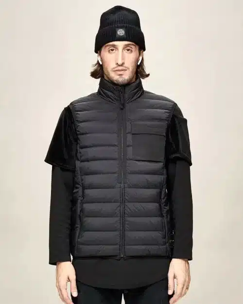 Stone Island Gilet - Garment Dyed Micro Yarn Down Packable