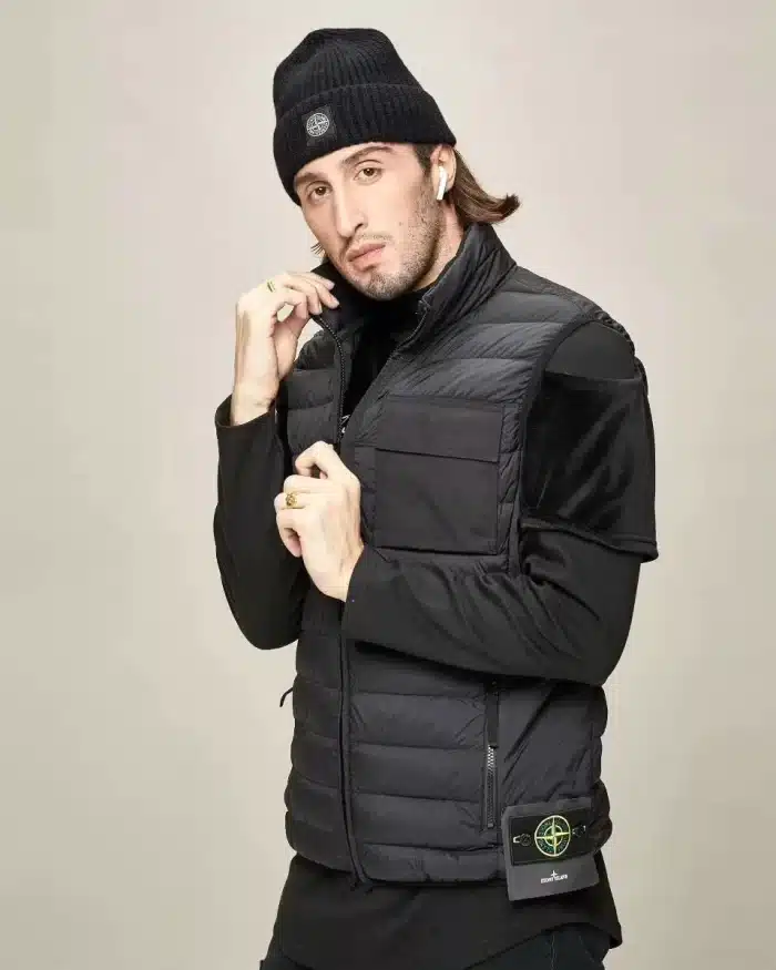 Stone Island Gilet - Garment Dyed Micro Yarn Down Packable