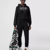 Burberry Monogram Motif Cotton Jogging Pants