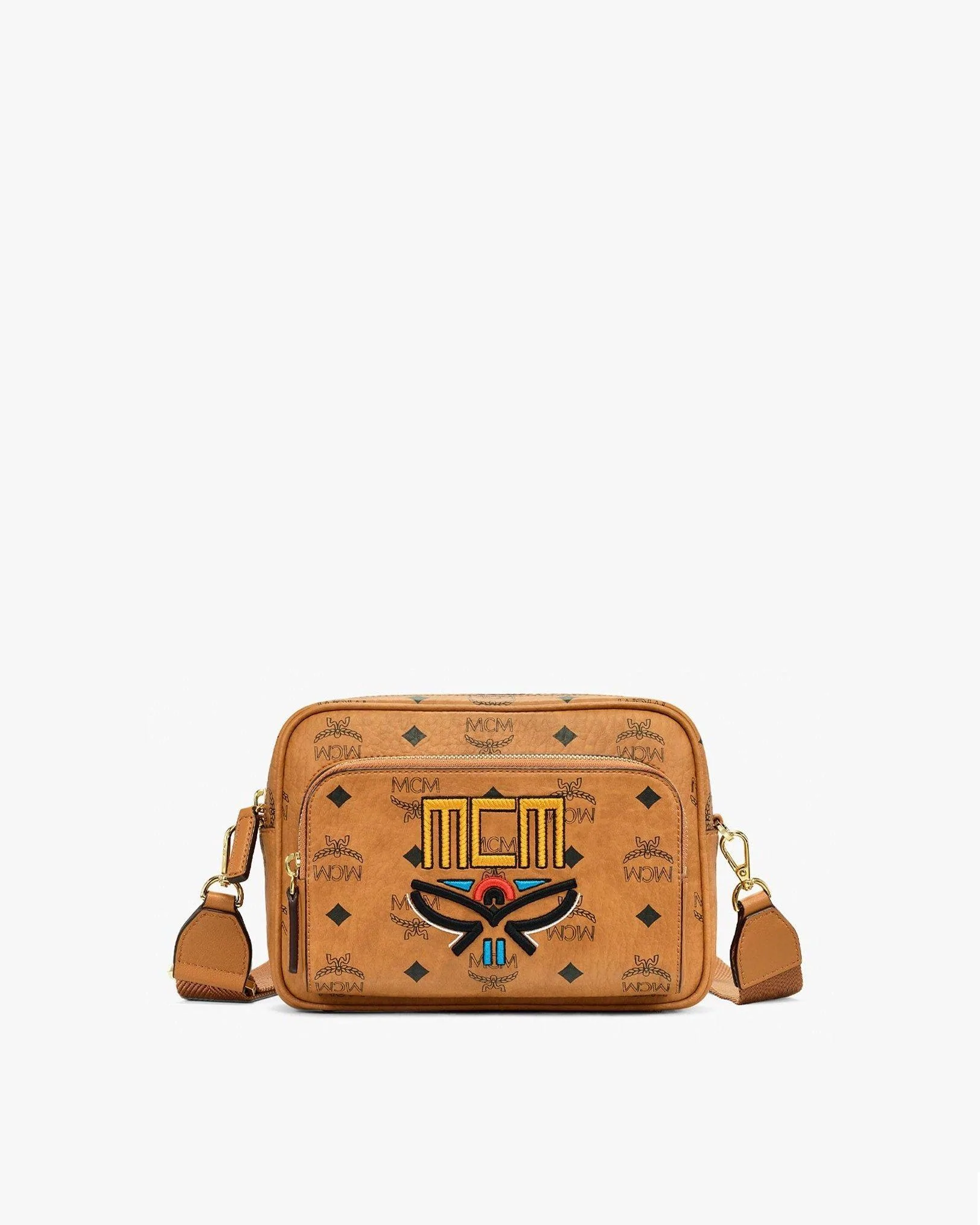MCM Women's Klassik Geo Laurel Small Crossbody